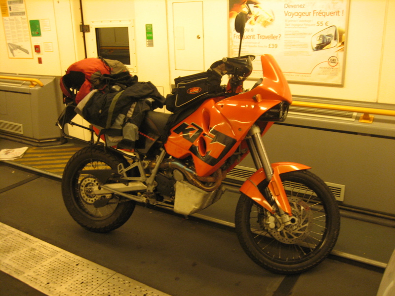 Jeremy KTM Eurotunnel